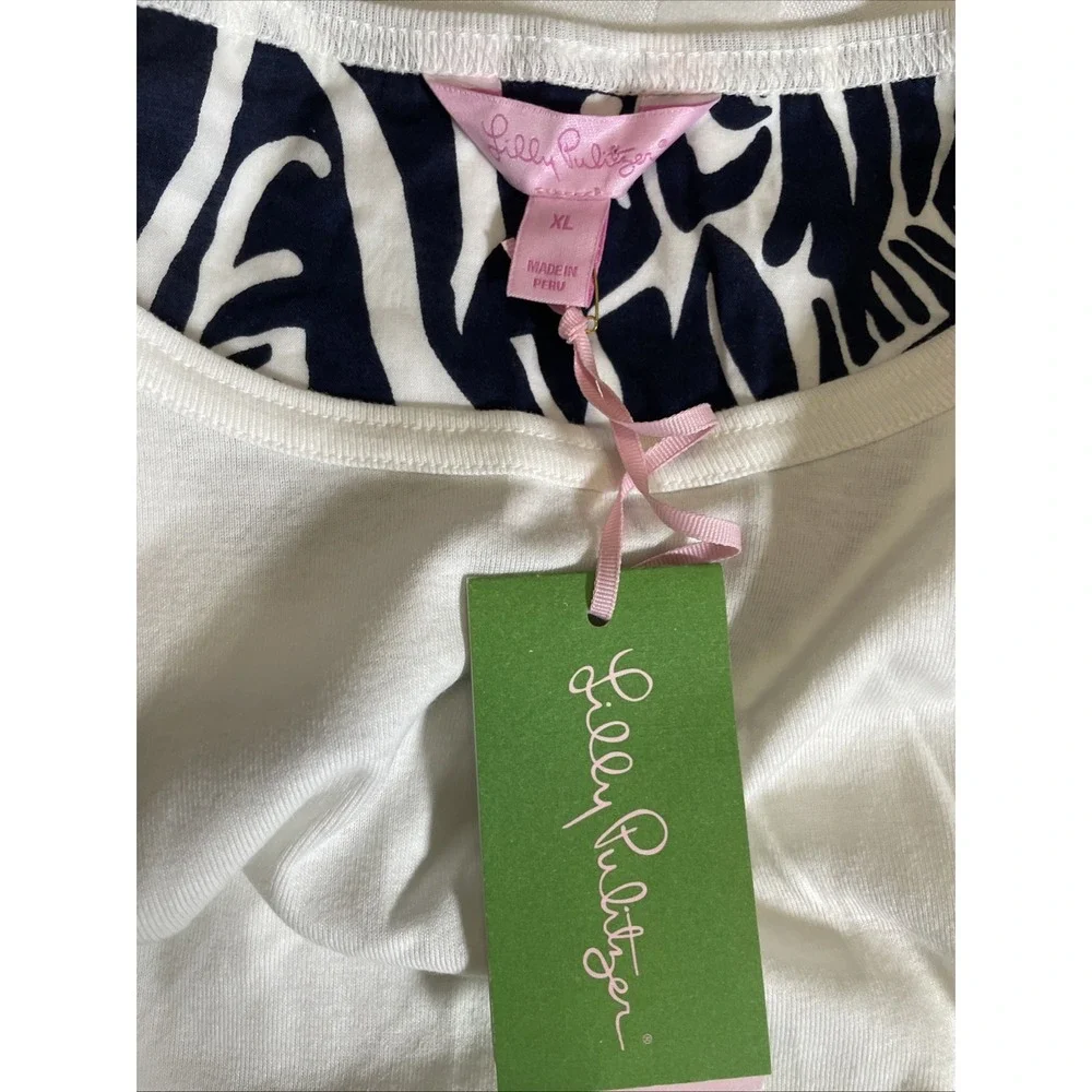 Lilly Pulitzer Kathy Boatneck 3/4 Sleeve Pullover Top NWT Women's Size XL - Picture 6 of 12